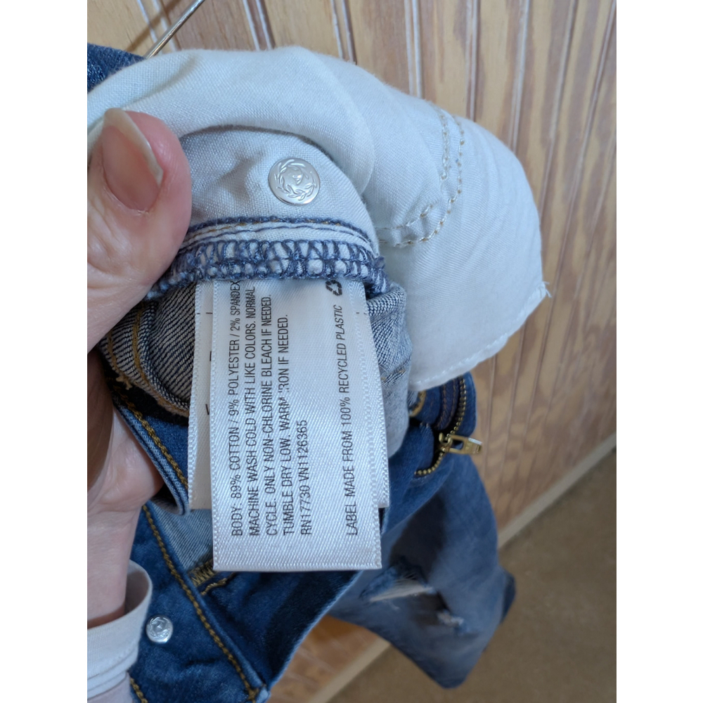 NWOT 6/28R Women's Distressed High Rise Skinny Jeans - Picture 8 of 10